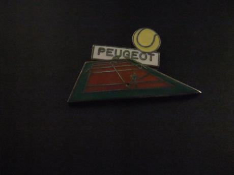 Peugeot sponsor tennis ( tennisbaan )